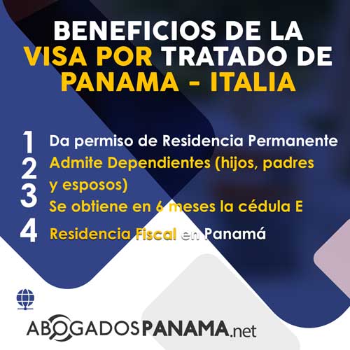 Beneficios del tratado Panamá Italia